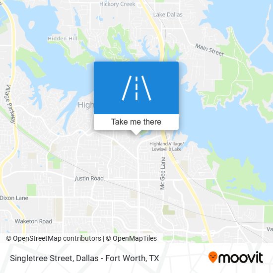 Singletree Street map