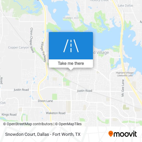 Mapa de Snowdon Court