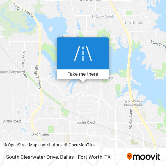 Mapa de South Clearwater Drive