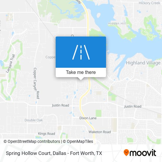 Spring Hollow Court map