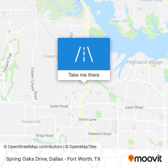 Spring Oaks Drive map