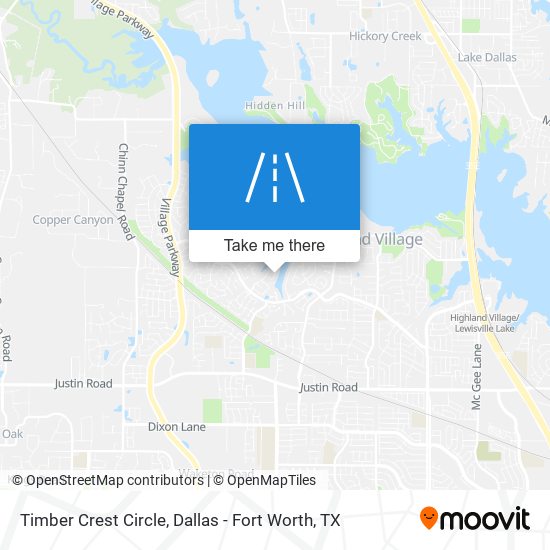 Timber Crest Circle map