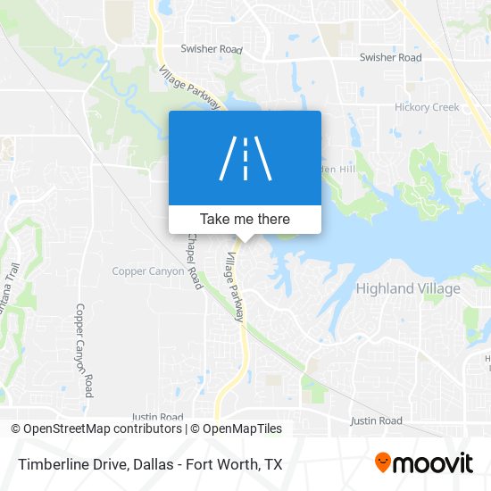 Timberline Drive map