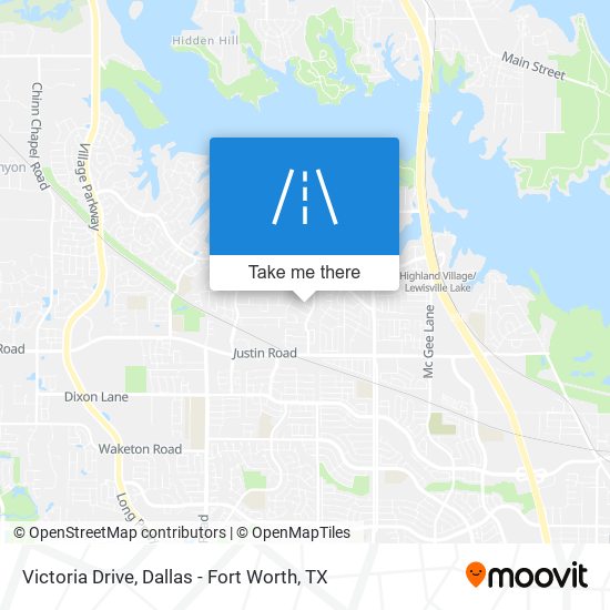 Victoria Drive map