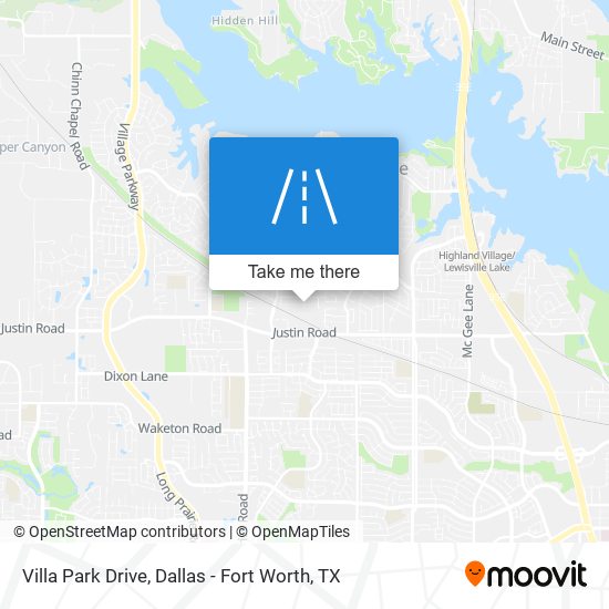 Villa Park Drive map
