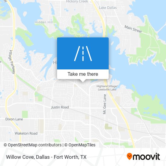 Willow Cove map