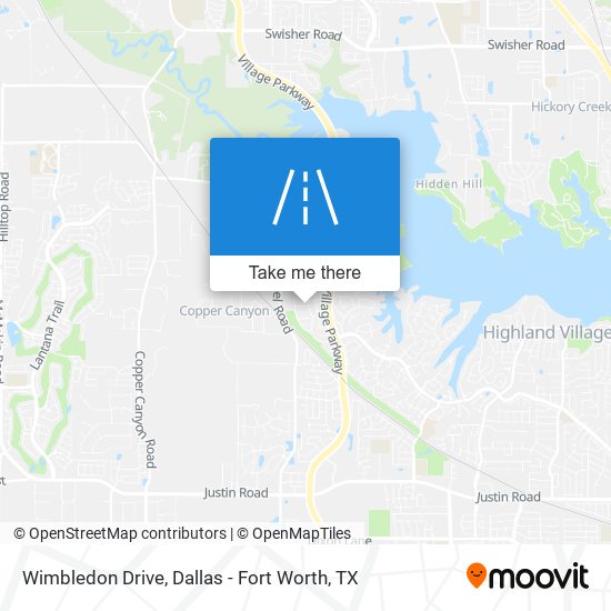 Wimbledon Drive map