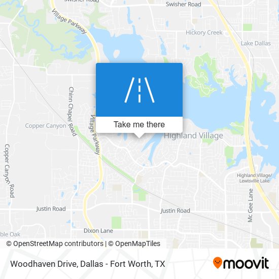 Mapa de Woodhaven Drive