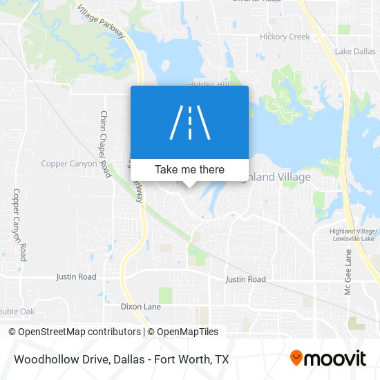 Mapa de Woodhollow Drive
