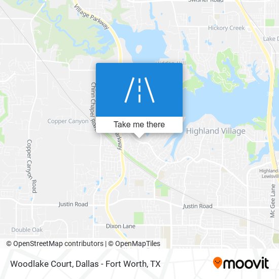 Mapa de Woodlake Court