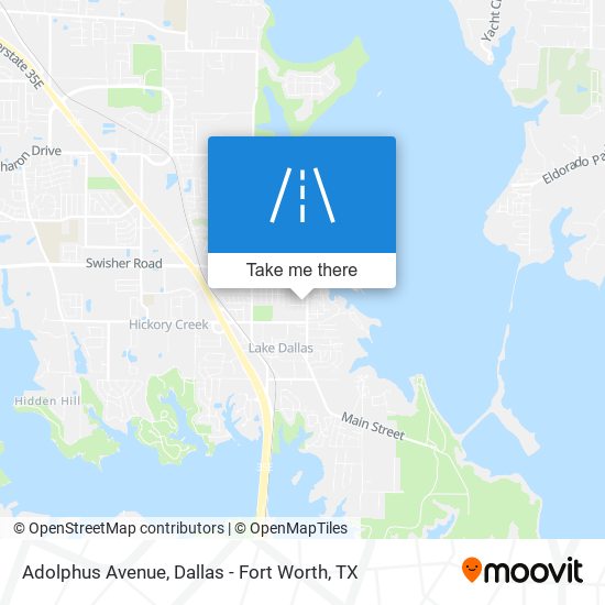 Adolphus Avenue map
