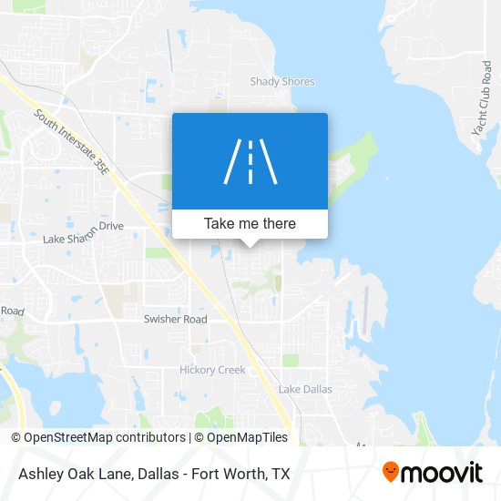 Ashley Oak Lane map