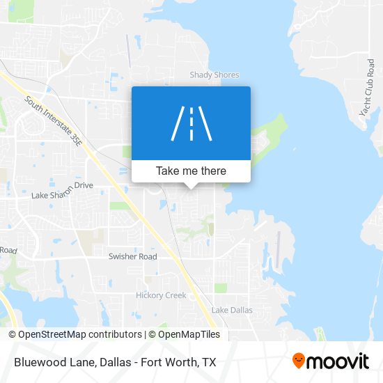 Bluewood Lane map