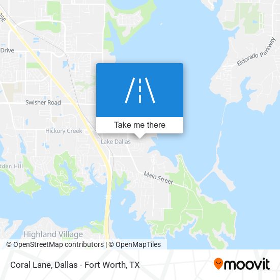 Coral Lane map