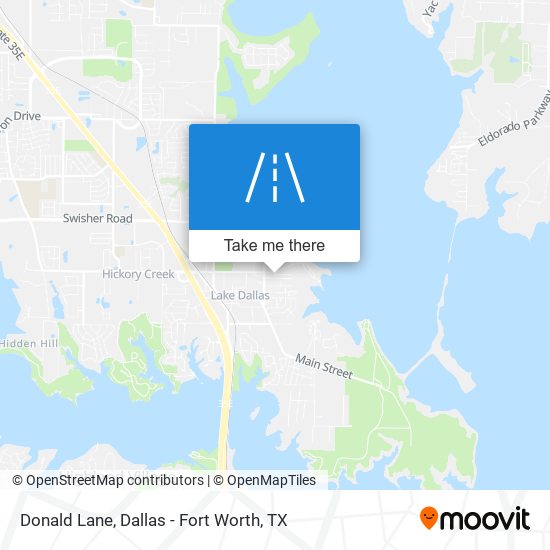 Donald Lane map