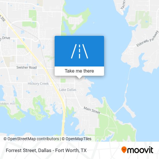 Forrest Street map