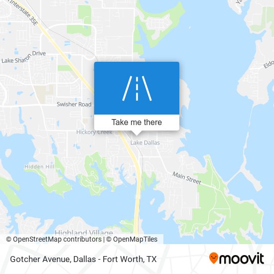 Gotcher Avenue map