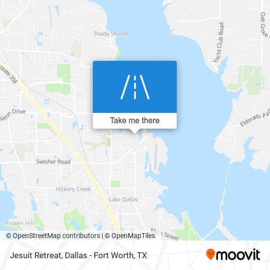 Jesuit Retreat map