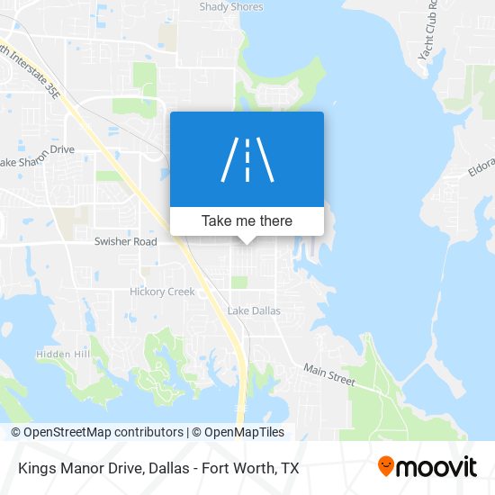 Kings Manor Drive map