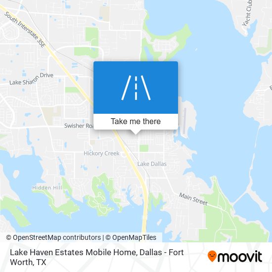 Mapa de Lake Haven Estates Mobile Home