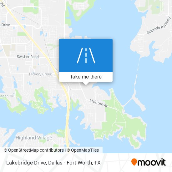 Lakebridge Drive map