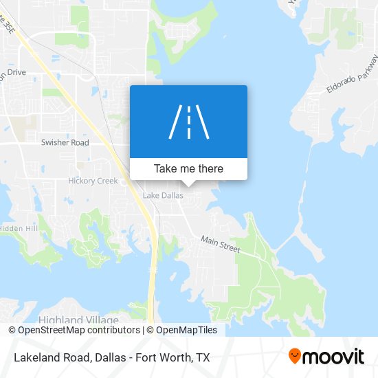 Mapa de Lakeland Road