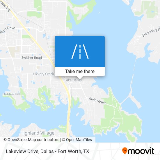 Lakeview Drive map
