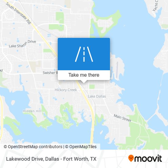 Lakewood Drive map