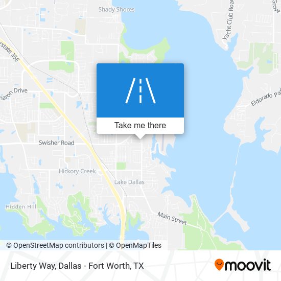 Liberty Way map
