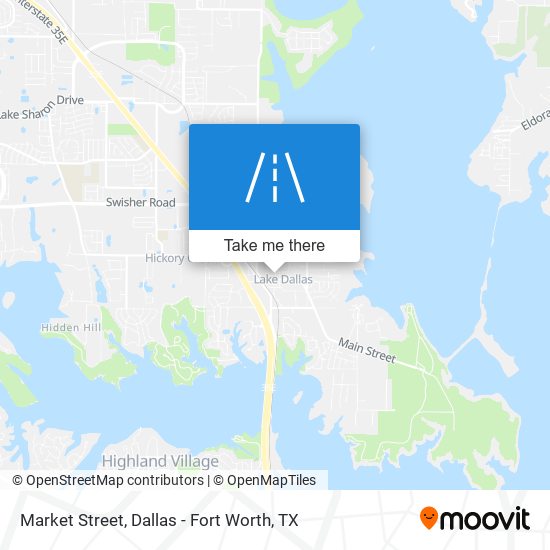 Mapa de Market Street