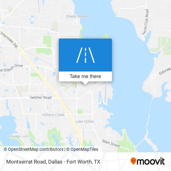 Montserrat Road map