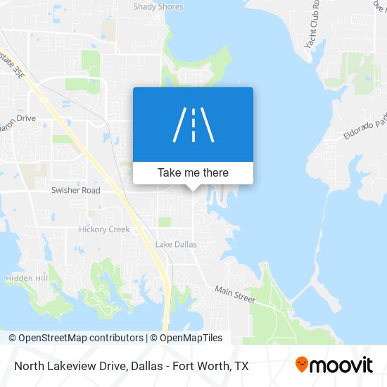 North Lakeview Drive map