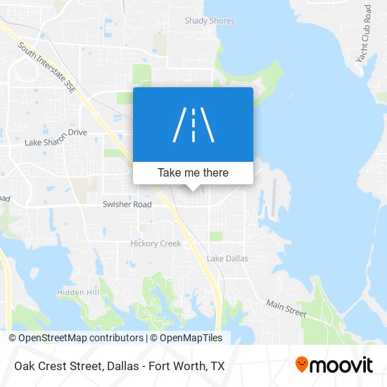 Mapa de Oak Crest Street