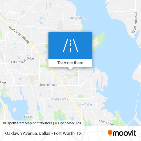 Oaklawn Avenue map