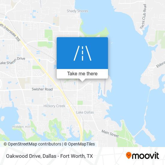 Oakwood Drive map