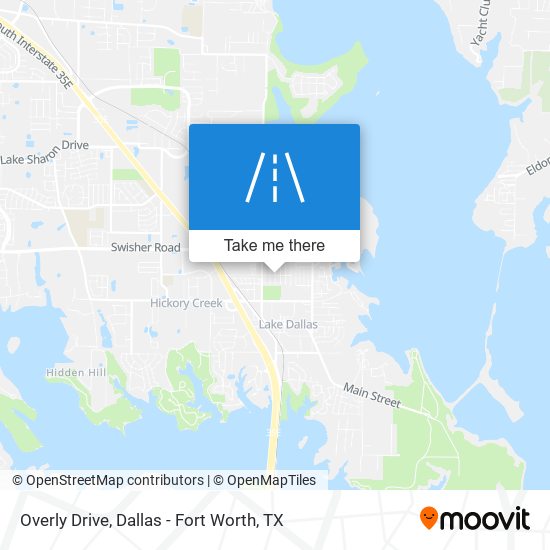 Overly Drive map