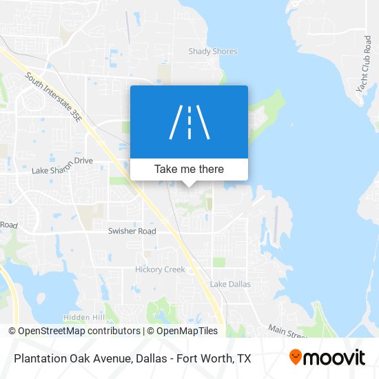 Mapa de Plantation Oak Avenue