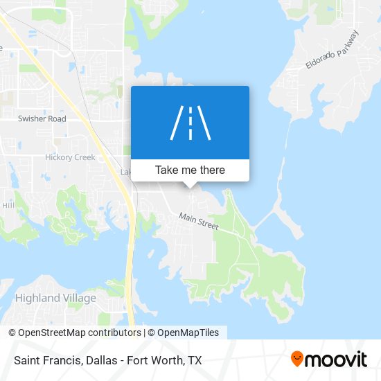 Saint Francis map