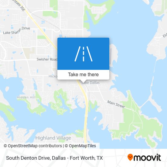 South Denton Drive map