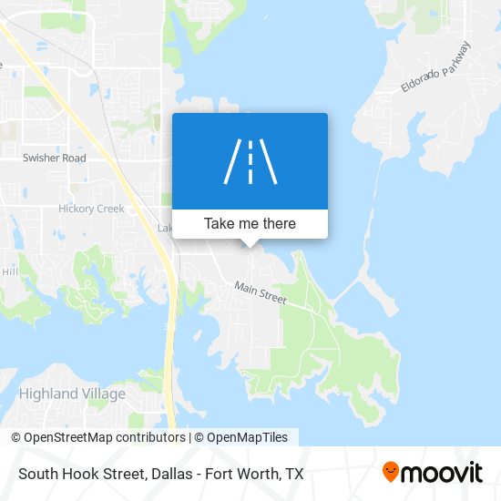 South Hook Street map