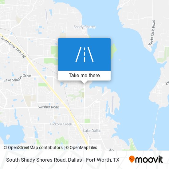 Mapa de South Shady Shores Road