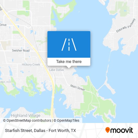 Starfish Street map