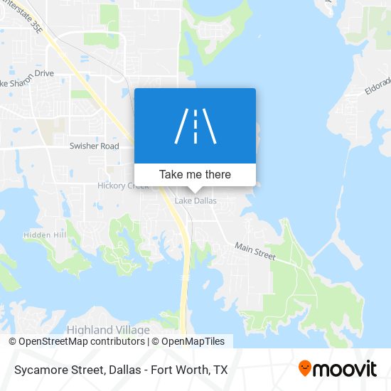 Sycamore Street map