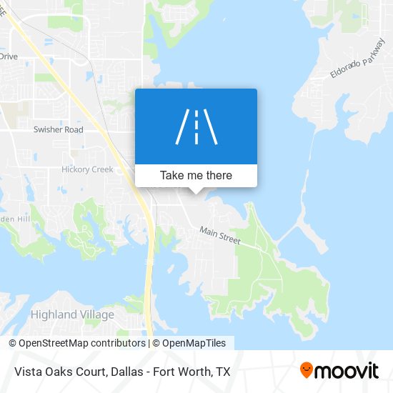 Vista Oaks Court map