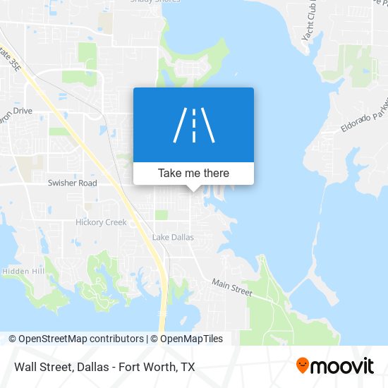 Wall Street map