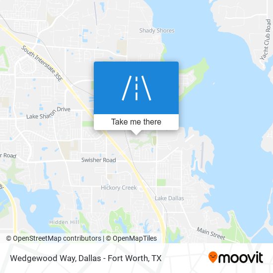Mapa de Wedgewood Way