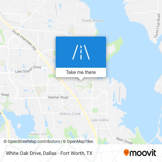 Mapa de White Oak Drive