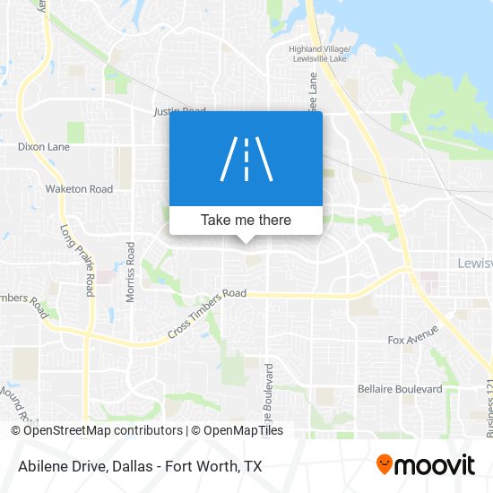Abilene Drive map