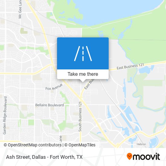 Ash Street map