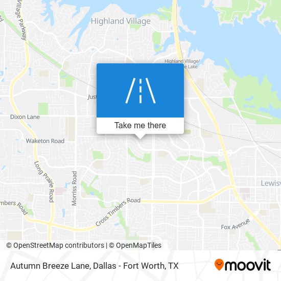 Autumn Breeze Lane map